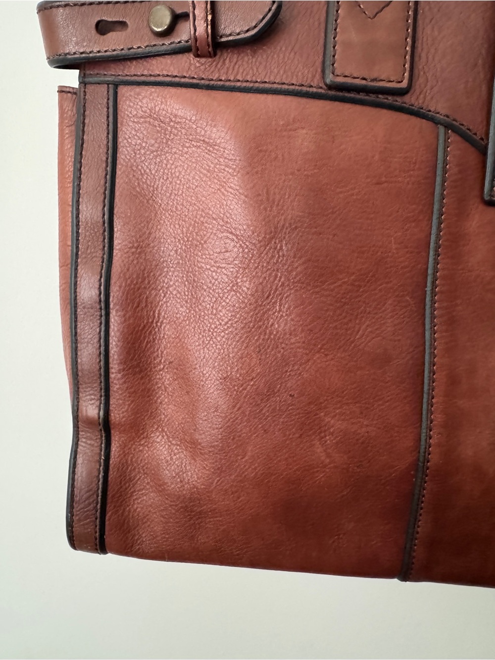 Fossil Long Live Vintage 1954 Leather Bag Purse - Picture 5 of 12